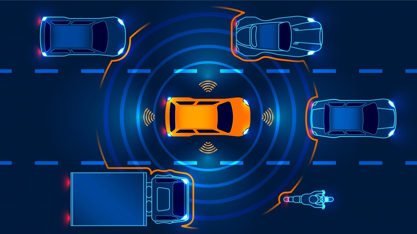 Perception system (Temperature sensor, tire pressure detection, millimeter-wave radar ranging, body