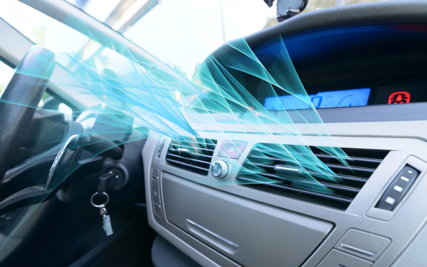 Air conditioning system  (car room temperature control, sterilization and purification)
