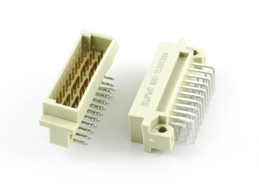 1/3 C,R, B & Q Type 9001 Series | 9001-15 | DIN 41612 1/3C Type Male