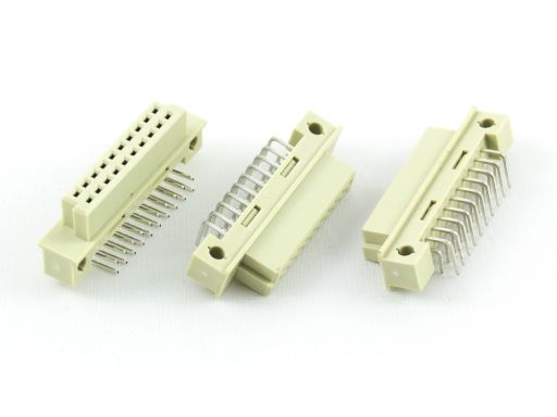 1/3 C,R, B & Q Type 9001 Series | 9001-38 | DIN 41612 1/3Q Type Female