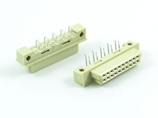 1/3 C,R, B & Q Type 9001 Series | 9001-48 | DIN 41612 1/3Q Type Female 5.08mm