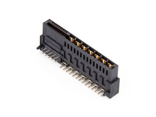 HFCE® High Flow Card Edge-Power+Signal 9302 Series | 9302-4 | R/angle Solder Type