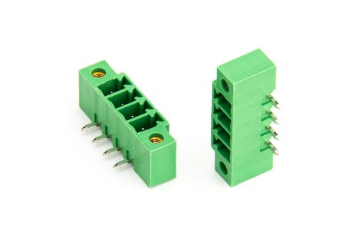 3.81mm 8930-D Series | 8930-D072092 | 3.81mm Terminal Block Male R/Angle With Flange