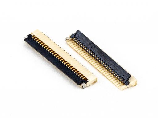 0.3mm 2566 Series | 2566-FxxG00DT | FPC Connector 0.3mm SMD Flip Lock Type Height 1.0mm