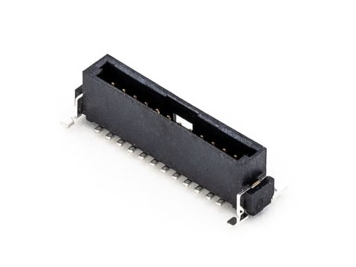 1.27mm SMC Single Row Connector 2321-A1 Series | 2321-A1XxxMCxxDP1T-P | 1.27mm SMC Single Row Male Vertical SMD