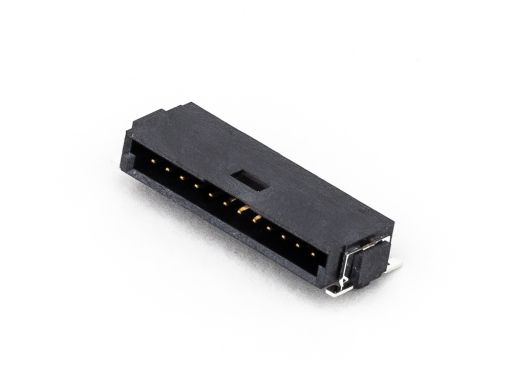 1.27mm SMC Single Row Connector 2321-A1 Series | 2321-A1XxxMCxxDRPT | 1.27mm SMC Single Row Male Right Angle SMD