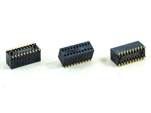 PCB Socket 1.27mm 2241 2242 2243 2244 2245 2246 2248 2249 Series | 2245-2 | PCB Socket 1.27mmX2.54mm SMD Type Insulator 5.75mm