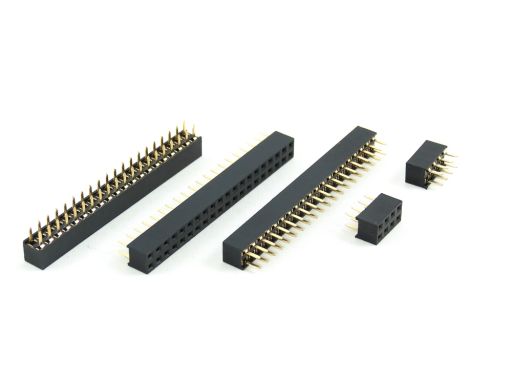 PCB Socket 2.54mm 2041 2042 2043 2044 2045 2046 2047 2048 2049 Series | 2041-2 | PCB Socket 2.54mmX2.54mm Straight Type Insulator 5.0mm