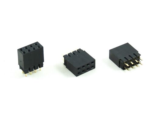 PCB Socket 2.54mm 2041 2042 2043 2044 2045 2046 2047 2048 2049 Series | 2047-2 | PCB Socket 2.54mmX2.54mm Elevated
