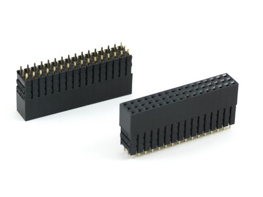 PCB Socket 2.54mm 2041 2042 2043 2044 2045 2046 2047 2048 2049 Series | 2047-3 | PCB Socket 2.54mmX2.54mm Elevated 3 Rows