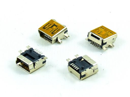 USB 2.0 : Mini A and B types 8969 Series | 8969-B05C00 | Mini USB B type 5P SMD Slim Type