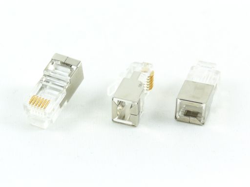 Modular Plug 8949 Series | 8949-A66 | Shield Modular Plug 6P6C For Round Cable